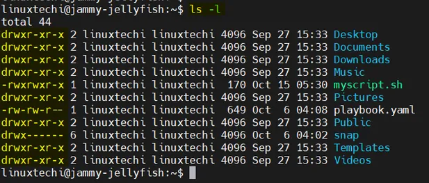 long-listing-format-ls-command