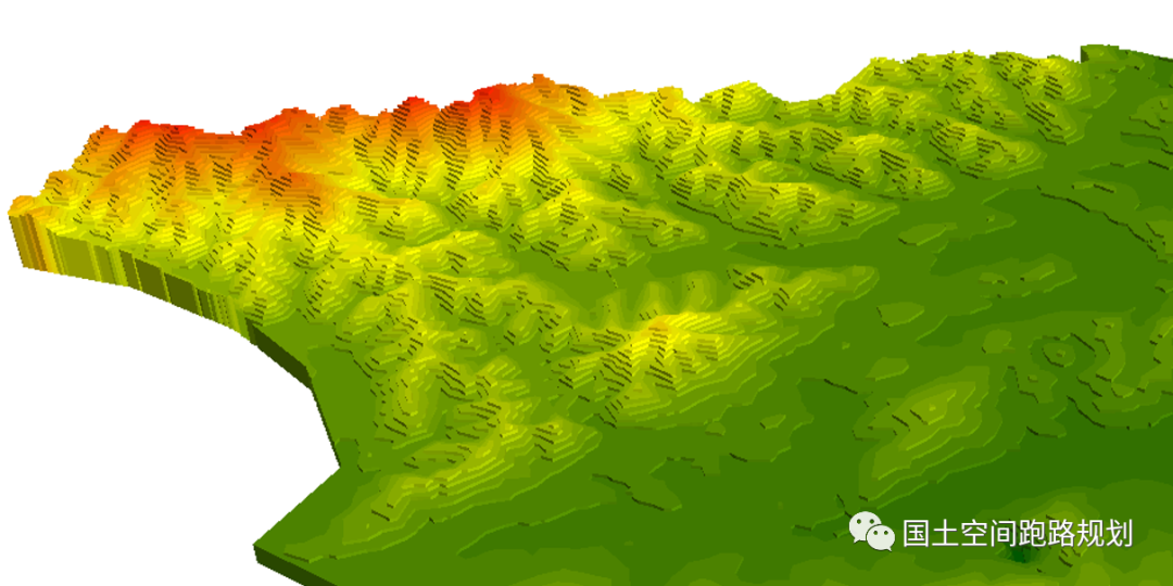 Arcgis10制图/建模小技巧：梯田地形