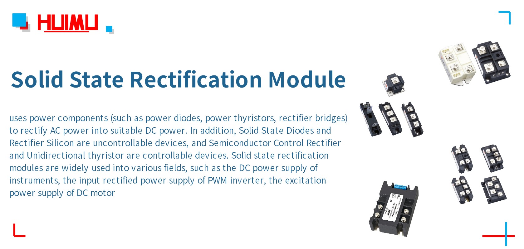 What is Solid State Rectification Module? More detail via www.@huimultd.com