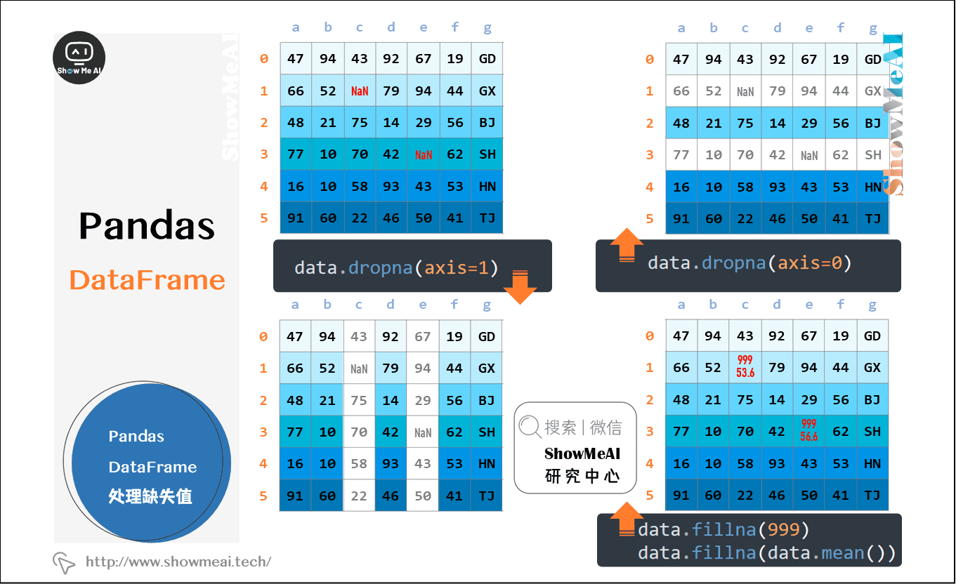 pandas Dataframe处理缺失值