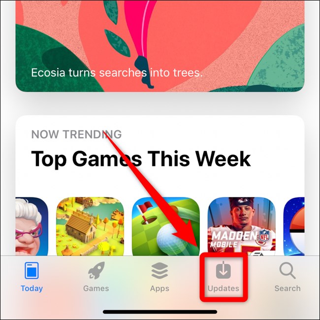 Apple iPhone iOS 12 App Store Select Updates