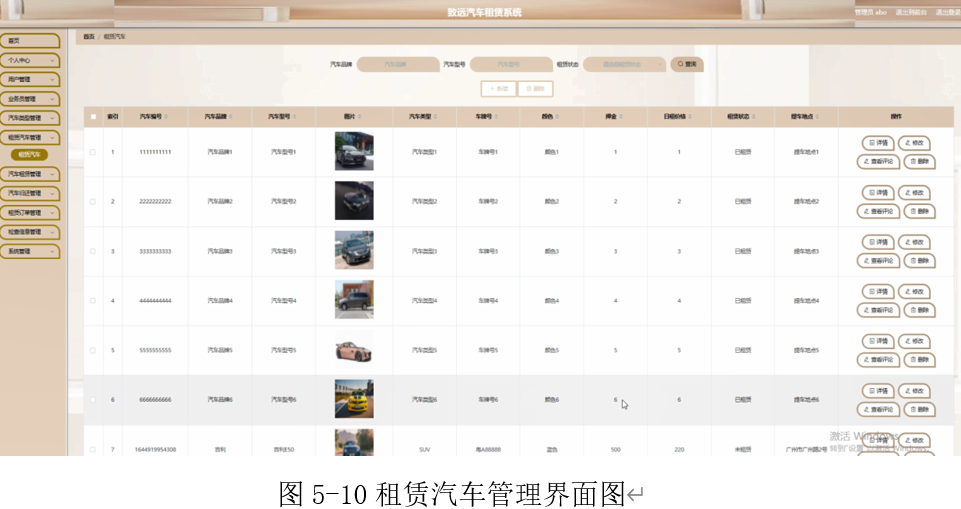 73.汽车车辆租赁系统的设计与实现|SpringBoot+ Mysql+Java+ B/S结构(可运行源码+数据库+LW)汽车租赁归还，租赁 ...