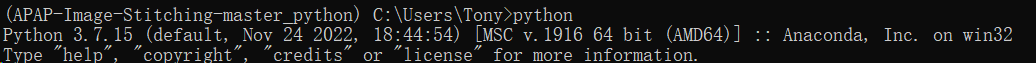 Pycharm项目中更改python版本以及opencv版本