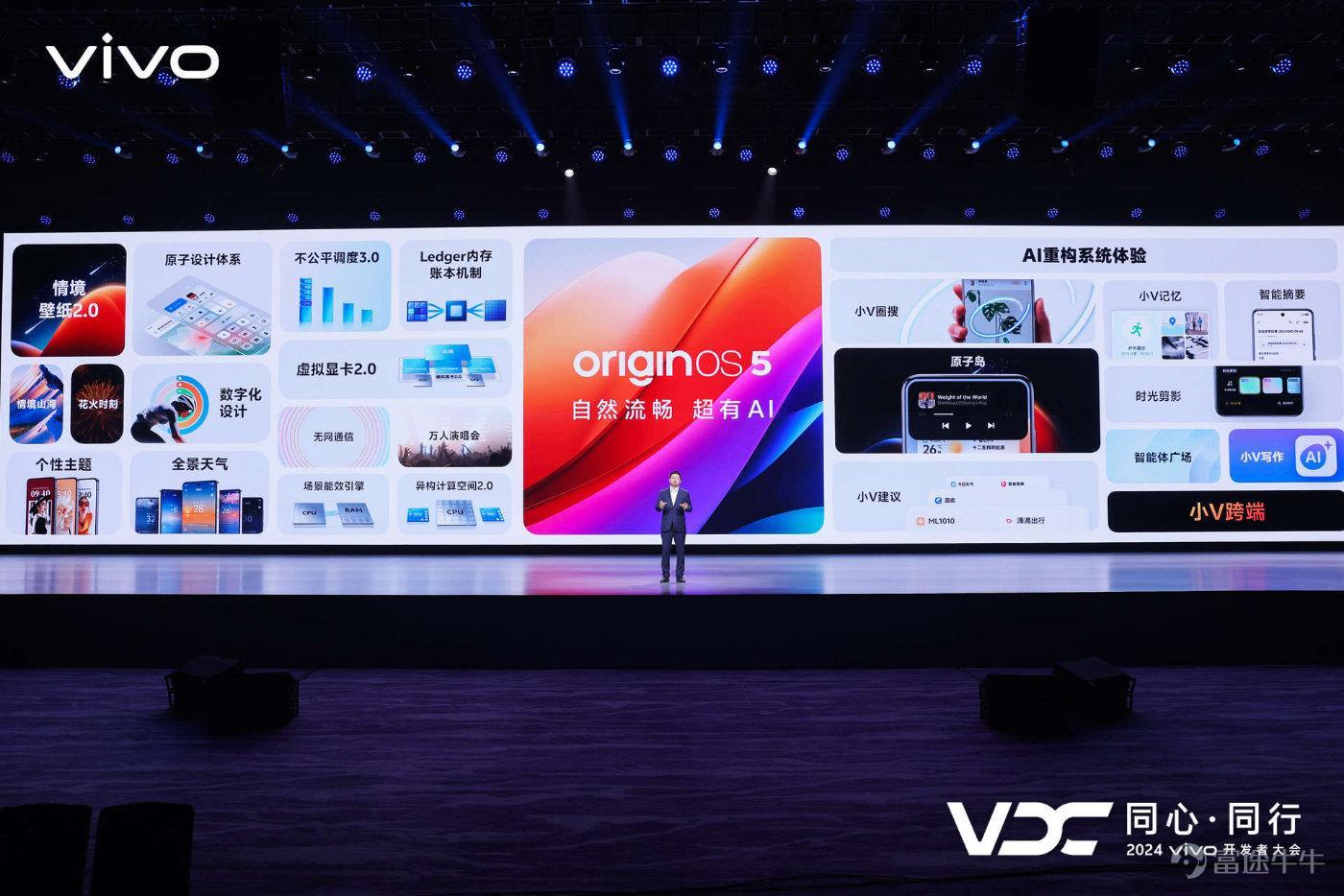 vivo副总裁、OS产品副总裁、vivo AI全球研究院院长周围现场演讲