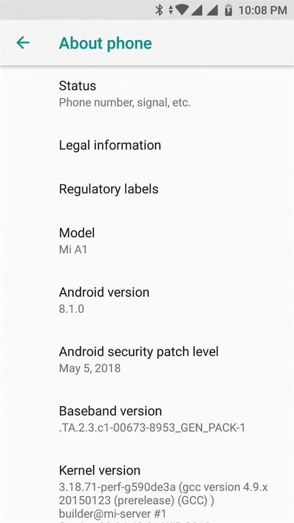 小米android安全补丁,小米 A1 Android 8.1 测试版固件：最新 5 月安全补丁