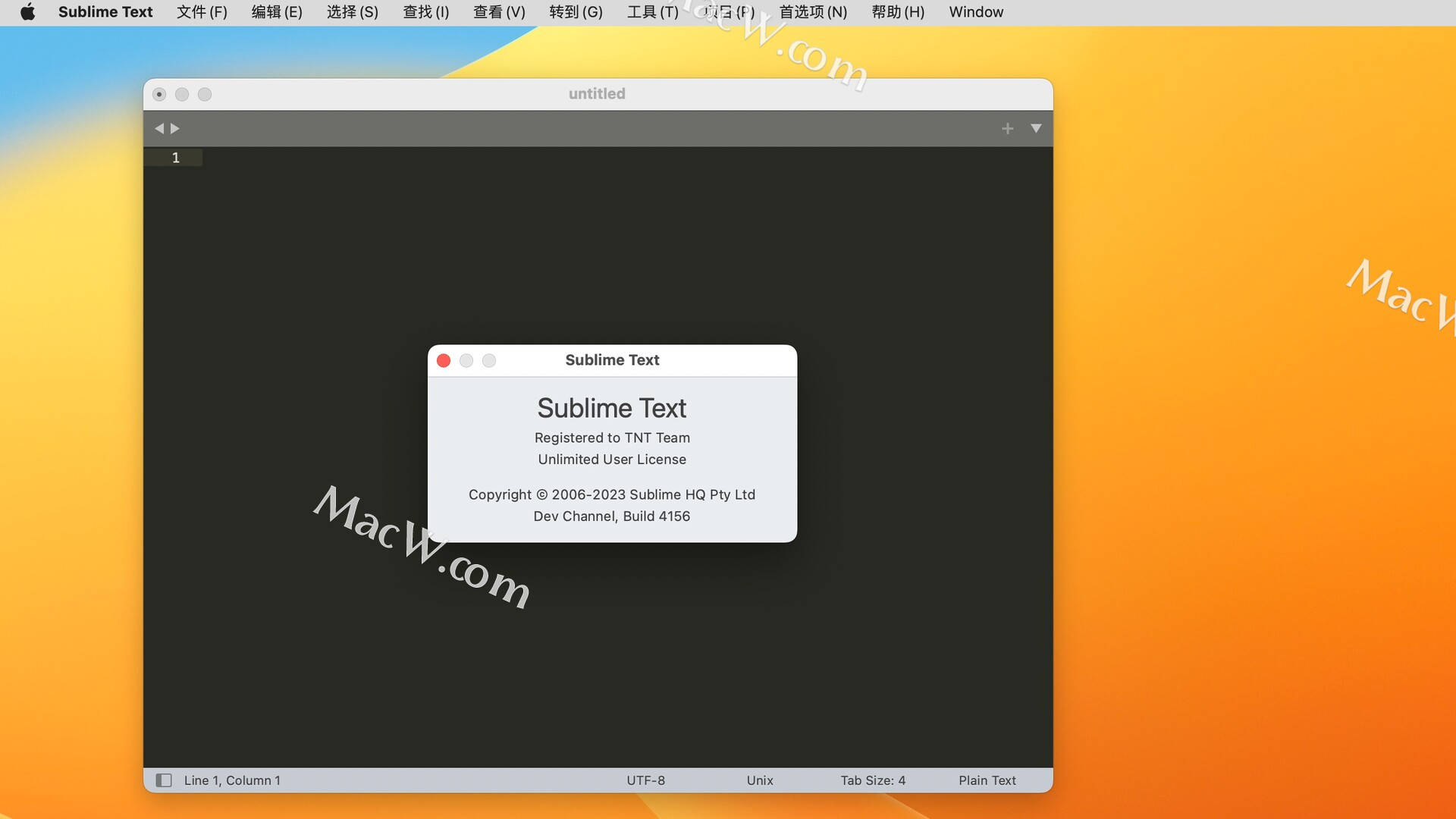 Sublime Text 4 for Mac激活下载