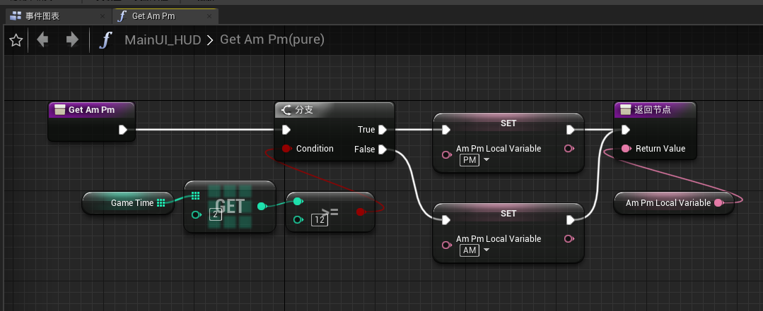 【UE4 RTS游戏】07-控件蓝图显示当前游戏时间