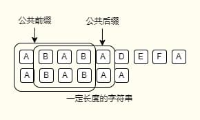 最长公共前后缀示例