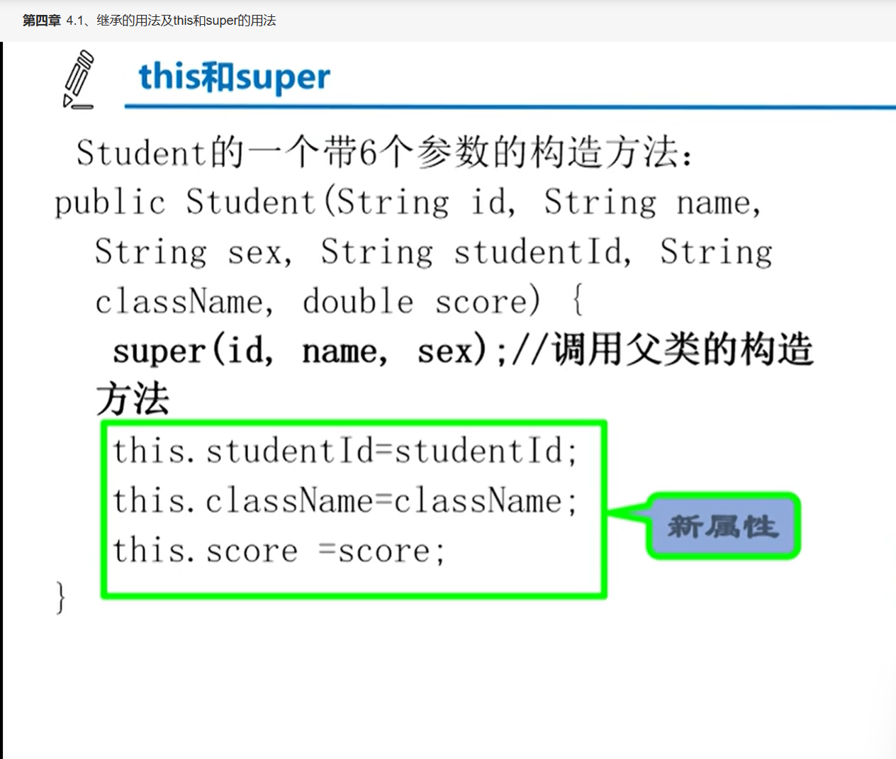 知到java笔记（4.1--继承的用法以及this和super的用法）