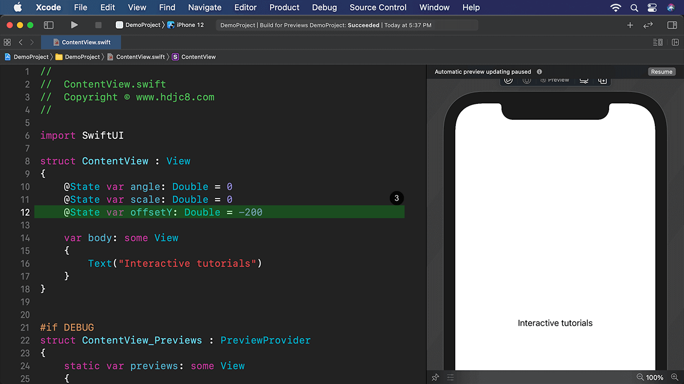 SwiftUI快速入门到实战