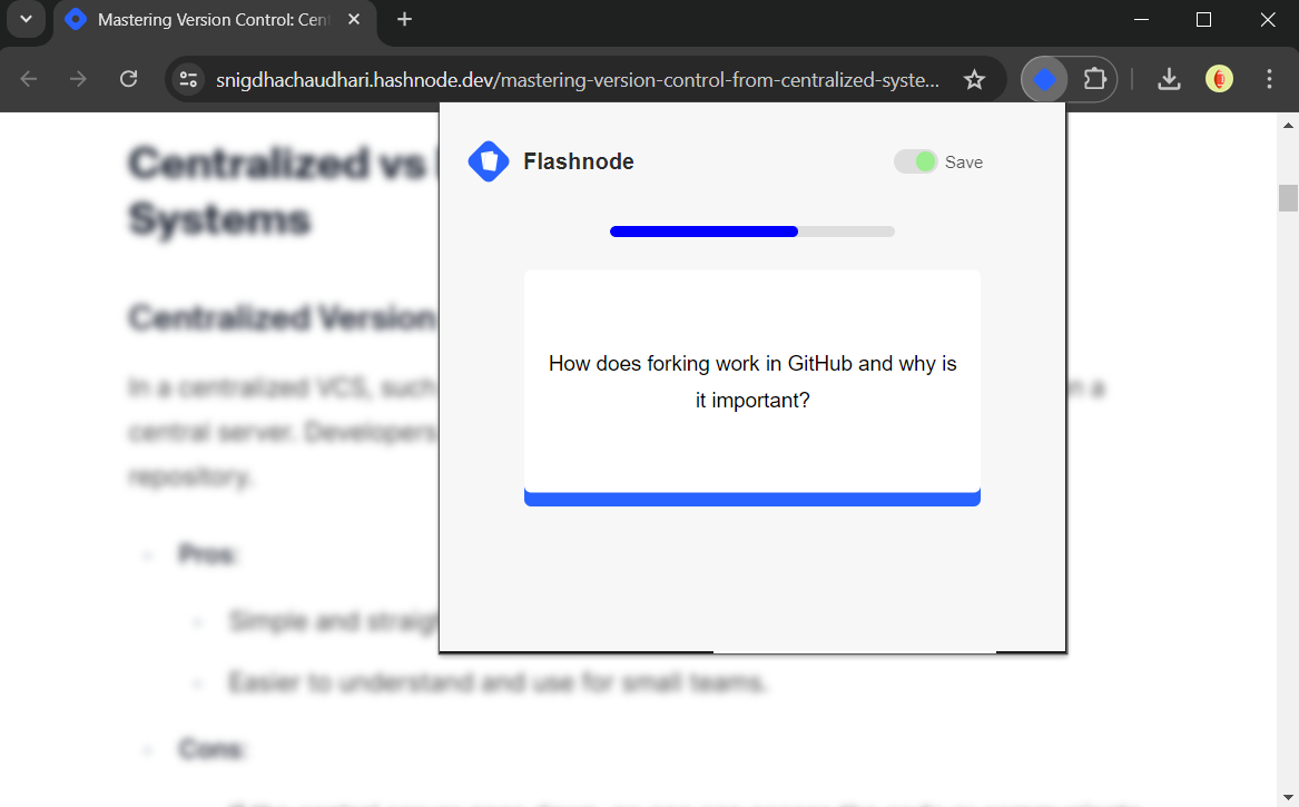 基于 AI 的 Hashnode 文章抽认卡_chrome extension 抽认卡 项目-CSDN博客