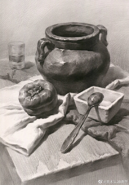 素描罐子不知道怎么画？美术集把绘画秘籍都整理好了！速领！