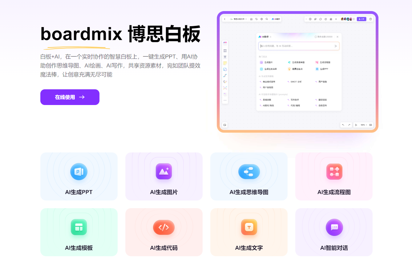 *AIGC工具boardmix博思白板