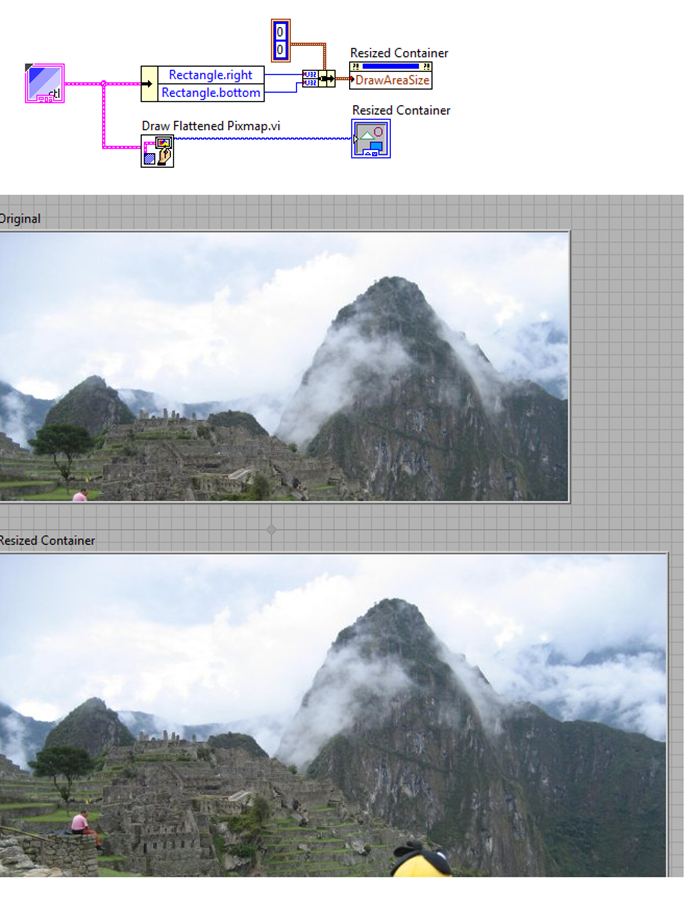 LabVIEW中调整图像大小