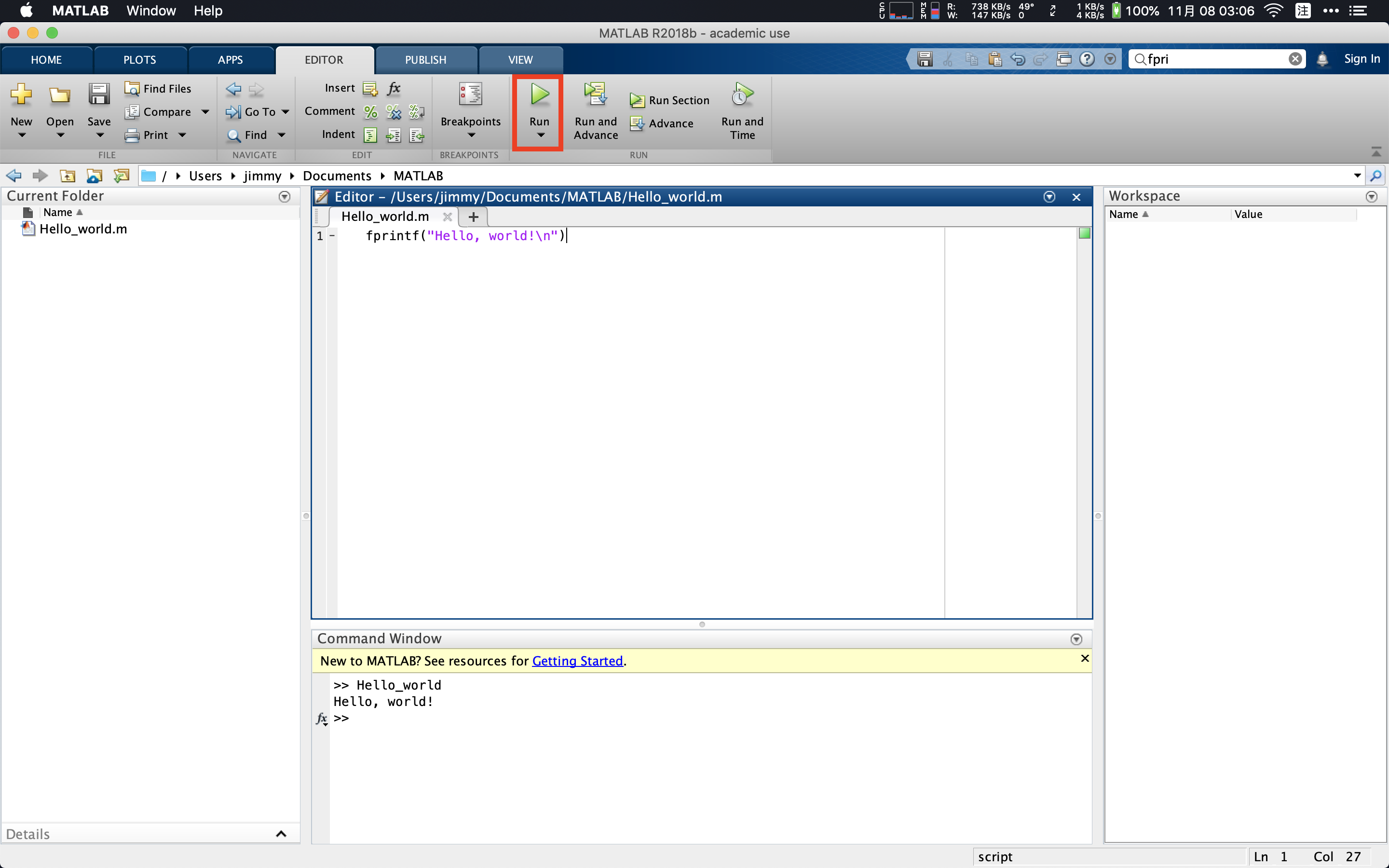 matlabworldmatlabhelloworld