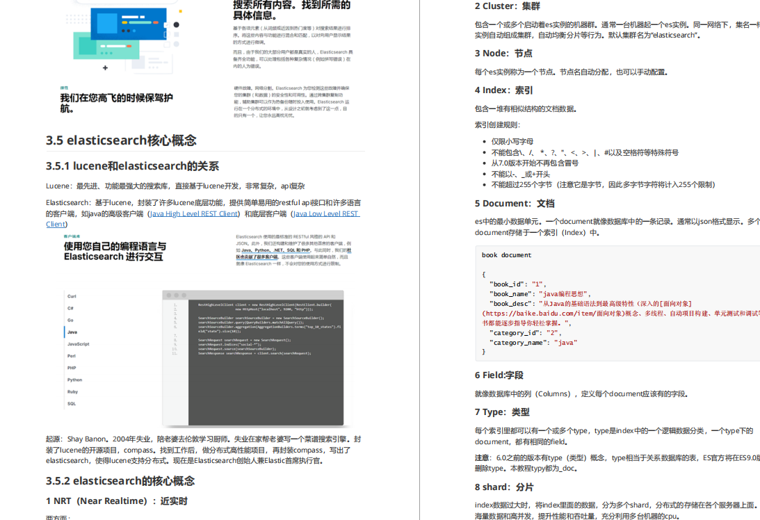 ネットワーク全体で最初に！見出しごとの164ページのElasticsearchコア学習マニュアル