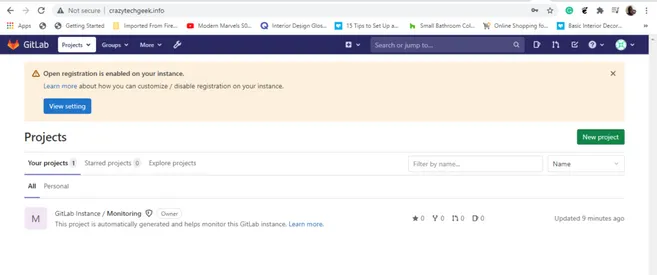 Gitlab-CE-Dashboard-Debain10