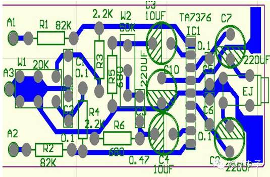 【DIY】TA7376组成的耳机放大电路