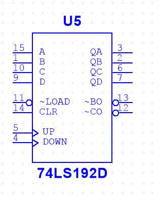 2021-06-10 Multisim的74LS192功能表及555时基74LS190