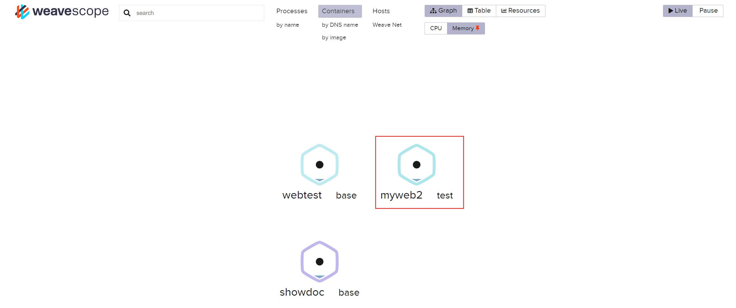 Docker 容器监控 - Weave Scope