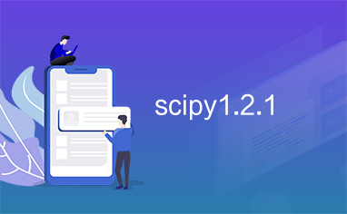 scipy1.2.1