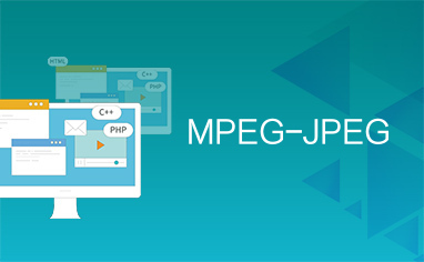 MPEG-JPEG