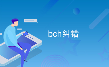 bch纠错