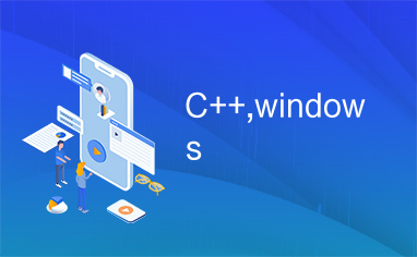C++,windows
