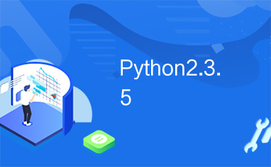 Python2.3.5