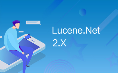 Lucene.Net2.X