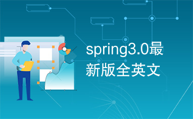 spring3.0最新版全英文