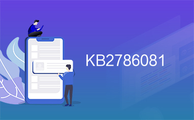 KB2786081