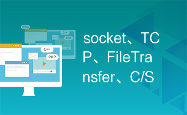 socket、TCP、FileTransfer、C/S