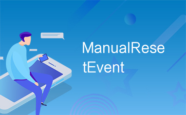 ManualResetEvent