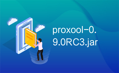 proxool-0.9.0RC3.jar