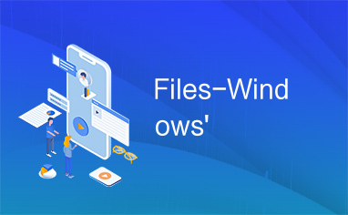 Files-Windows'