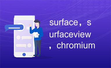 surface，surfaceview，chromium