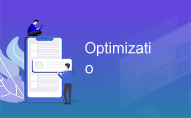 Optimizatio