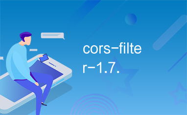 cors-filter-1.7.