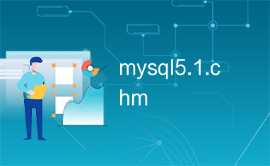 mysql5.1.chm