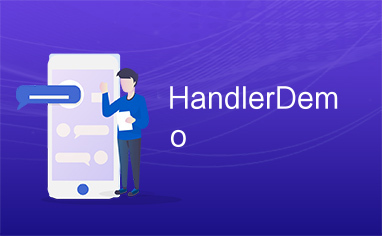 HandlerDemo