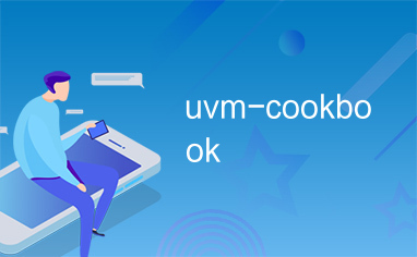 uvm-cookbook