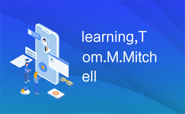 learning,Tom.M.Mitchell