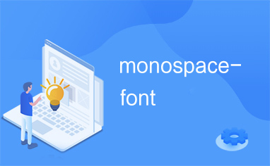 monospace-font