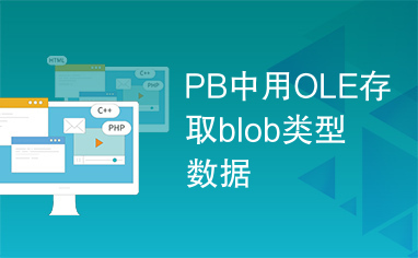 PB中用OLE存取blob类型数据