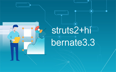 struts2+hibernate3.3