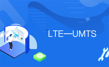 LTE—UMTS