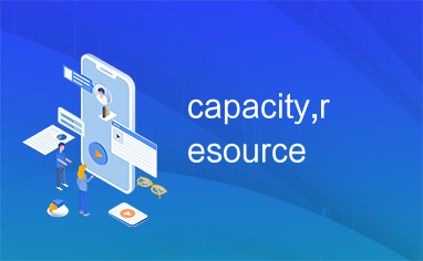 capacity,resource