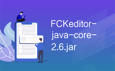 FCKeditor-java-core-2.6.jar
