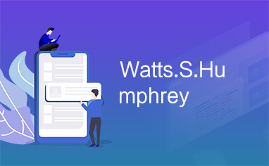 Watts.S.Humphrey